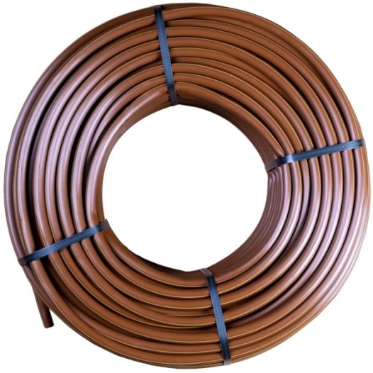Tuyau goutte-à-goutte autorégulant Ø16 mm x 50 m - 2 L/h - Marron - RAIN