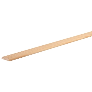 Chant plat angles arrondis pin 40mm x 8mm Lg 2.0 m