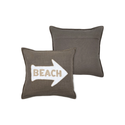 Coussin STOF ARCACHON taupe 40x40cm - STOF
