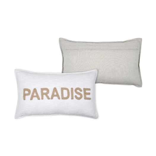 Coussin STOF ARCACHON blanc 30x50cm - STOF