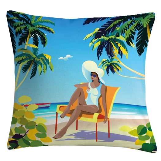 Coussin outdoor STOF OUTREMER 45x45cm - STOF