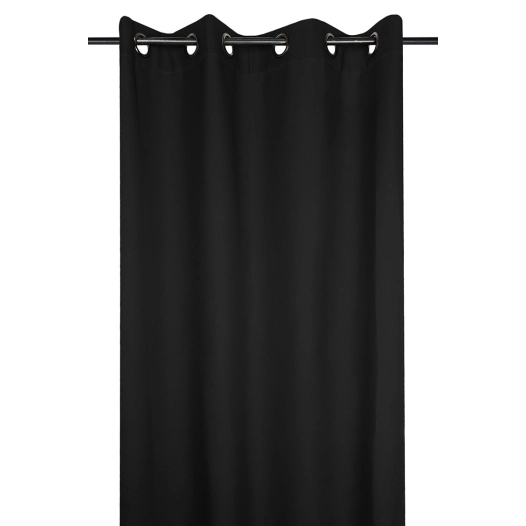 Rideau polaire NELSON noir 135x240cm - STOF