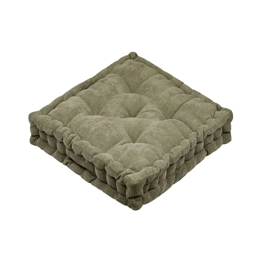 Coussin de sol DANDY kaki 45x45x10cm - STOF