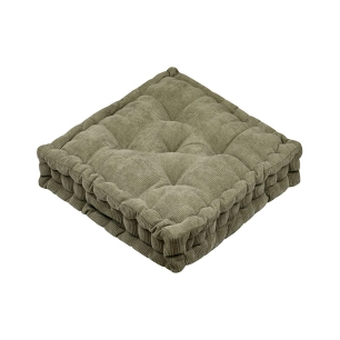 Coussin de sol DANDY kaki 45x45x10cm - STOF