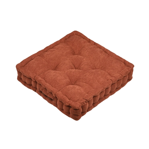 Coussin de sol DANDY roux 45x45x10cm - STOF