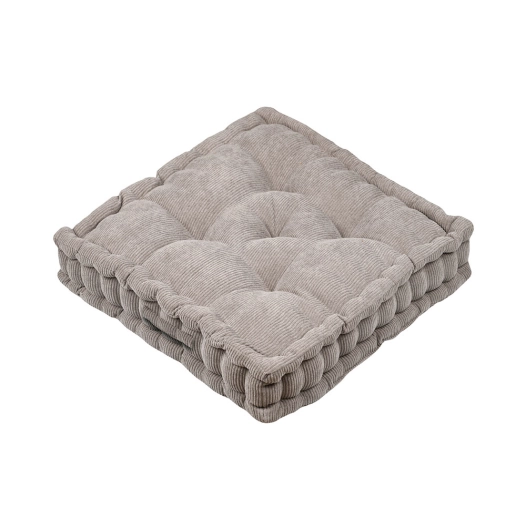 Coussin de sol DANDY taupe 45x45x10cm - STOF