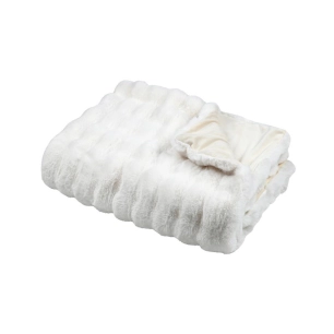 Plaid STOF NEBRASKA écru 130x150cm - STOF