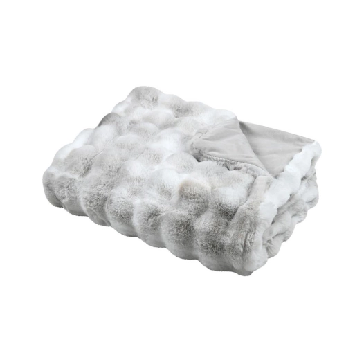 Plaid STOF NEBRASKA perle 130x150cm - STOF