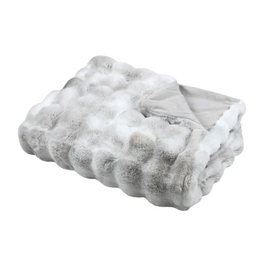 Plaid STOF NEBRASKA perle 180x220cm - STOF