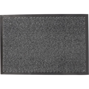 Tapis LISA polypro/PVC LUANCE gris 40x60cm - LUANCE