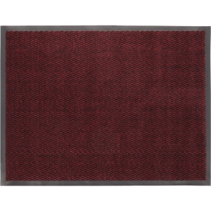 Tapis LISA polypro/PVC LUANCE bordeaux 60x80cm - LUANCE