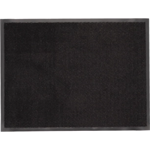 Tapis LISA polypro/PVC LUANCE noir 60x80cm - LUANCE
