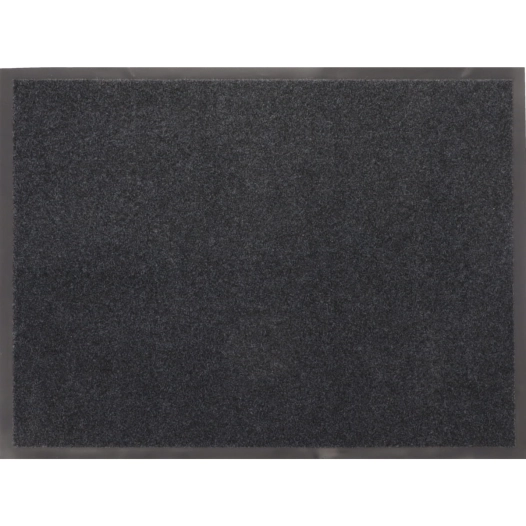 Tapis polyester/pvc LUANCE gris chine blanc 60x80cm - LUANCE