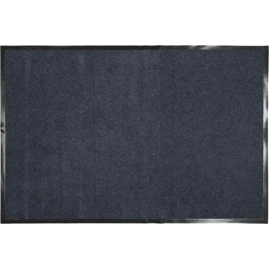 Tapis polyester/pvc LUANCE gris chine blanc 80x120cm - LUANCE