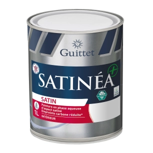 Peinture GUITTET Satinéa+BC base GUT0 1L - GUITTET