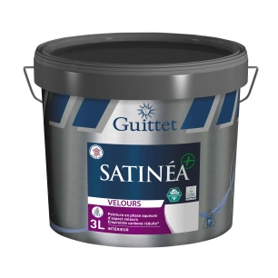 Peinture GUITTET Satinéa+ BC velours base GUP 3L - GUITTET