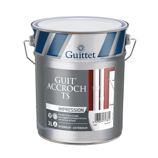 Peinture GUITTET Guit'Accroch TS blanc 3L - GUITTET