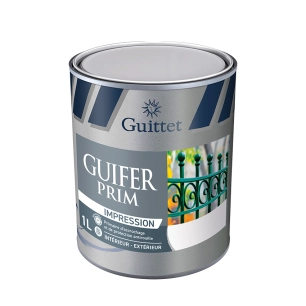 Peinture GUITTET Guifer Prim blanc 1L - GUITTET