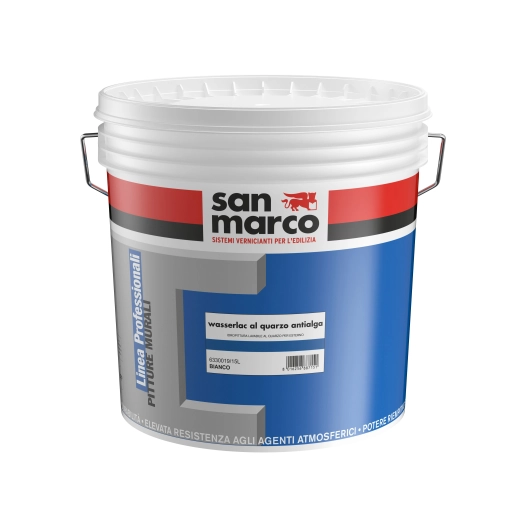 Peinture SAN MARCO Wasserlac al Quarzo Antialga blanc 1L - SAN MARCO