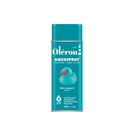 Aérosol TECHNIMA Aquaspray Oléron bleu canard satiné 400ml - TECHNIMA
