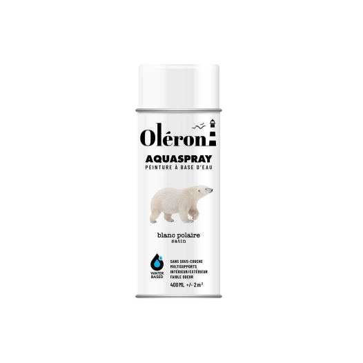 Aérosol TECHNIMA Aquaspray Oléron blanc polaire satiné 400ml - TECHNIMA