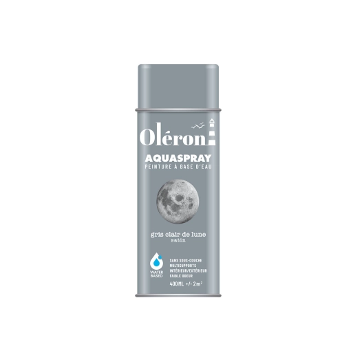 Aérosol TECHNIMA Aquaspray Oléron gris lune satiné 400ml - TECHNIMA