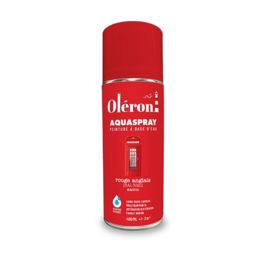 Aérosol TECHNIMA Aquaspray Oléron rouge anglais satiné 400ml - TECHNIMA