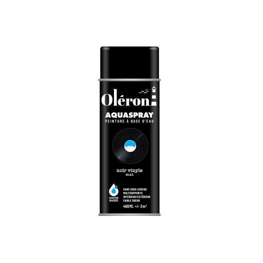 Aérosol TECHNIMA Aquaspray Oléron mat noir vinyle 400ml - TECHNIMA
