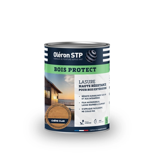 TECHNIMA Oléron Lasure Bois Protect Chêne clair 1L - TECHNIMA