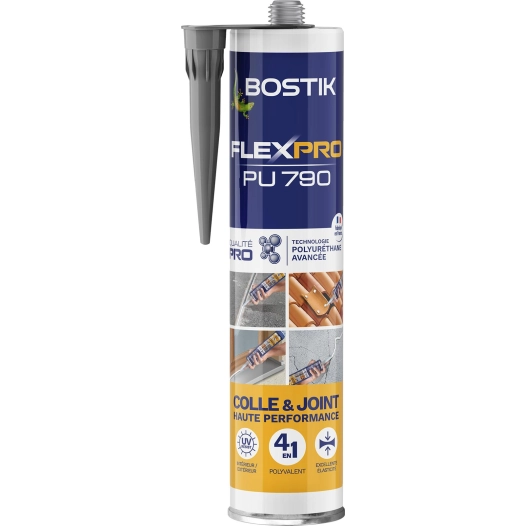 Mastic BOSTIK FLEXPRO PU790 Anthracite 300ml - BOSTIK