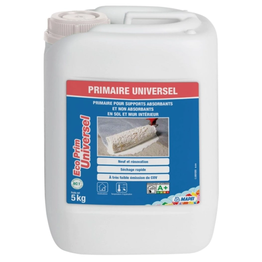 Primaire d'adhérence universel ECO PRIM pour tous types de supports 5kg - MAPEI