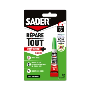 Colle SADER Répar'tout Extrême + tube 3g - SADER
