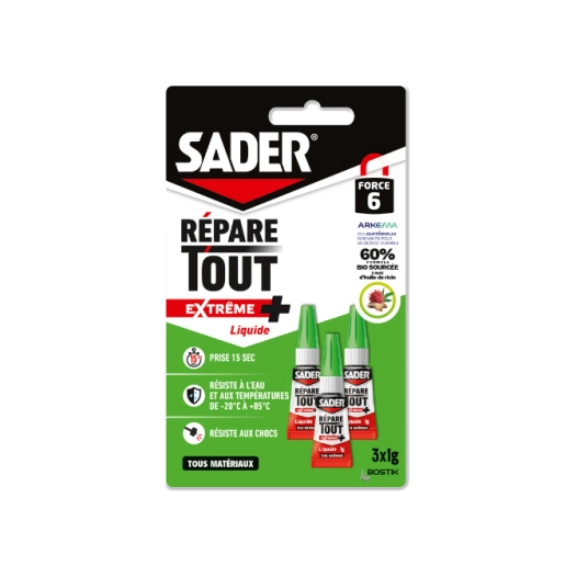 Colle SADER Répar'tout Extrême + 3x1g - SADER