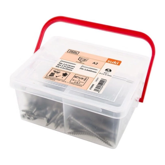 Vis en acier inoxydable FIX-O-MOLL A2 orange - FIX-O-MOLL