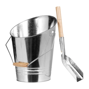 Seau et pelle à cendres acier galvanisé RUECAB - RUECAB