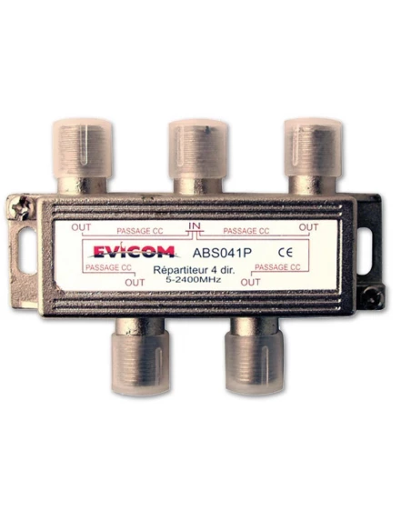 Répartiteur antenne tv tnt 4 sorties