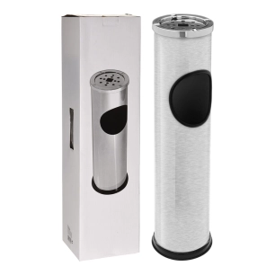 cendrier en acier inoxydable, ø14,7 x 56 cm