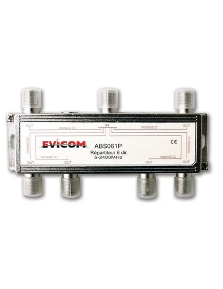 Répartiteur antenne tv tnt 6 sorties