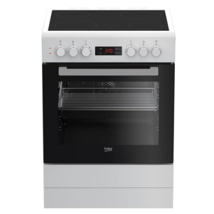 beko cuisinière vitrocéramique - fse67300wcs - beko