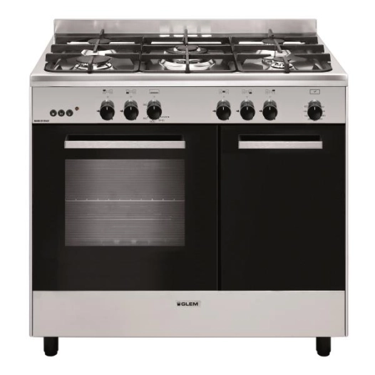glem cuisinière butanette ga960pcgix - glem