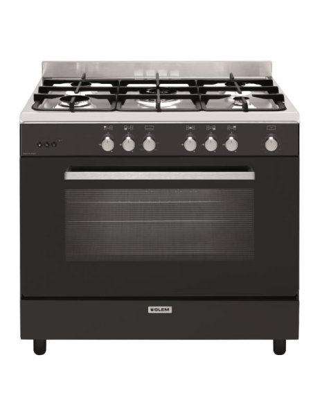 glem piano de cuisson gaz ge960cmbk2 - glem