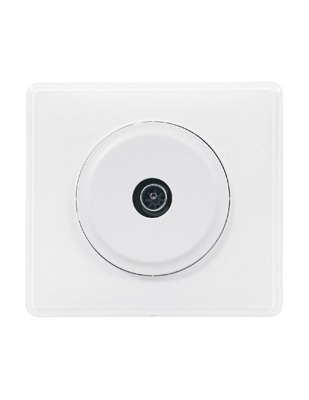 Les prises prise tv male - ø 9,5 mm neutre / blanc