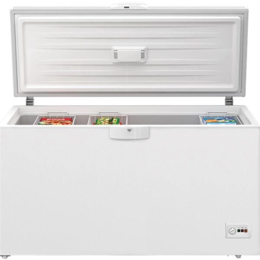 beko congélateur coffre hsm46740 - beko