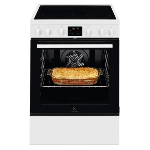 electrolux cuisinière vitrocéramique lkr64890aw - electrolux