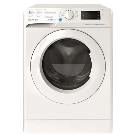 indesit lave-linge séchant bde76435wvfr - indesit