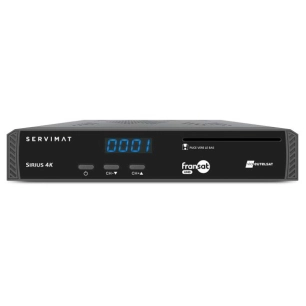 servimat démodulateur satellite fransat - sirius4k - servimat