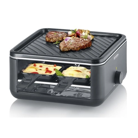 severin mini gril/raclette 4 personnes - 2360 - severin