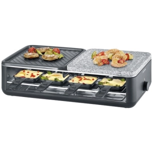 severin raclette / gril avec pierre de cuisson 8 personnes - 2366 - severin