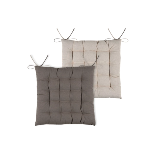 Galette DUO 16 points taupe 40x40cm - STOF