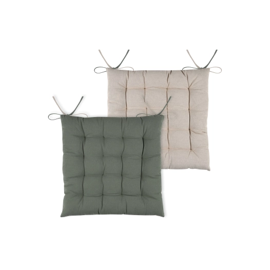 Galette DUO 16 points vert 40x40cm - STOF